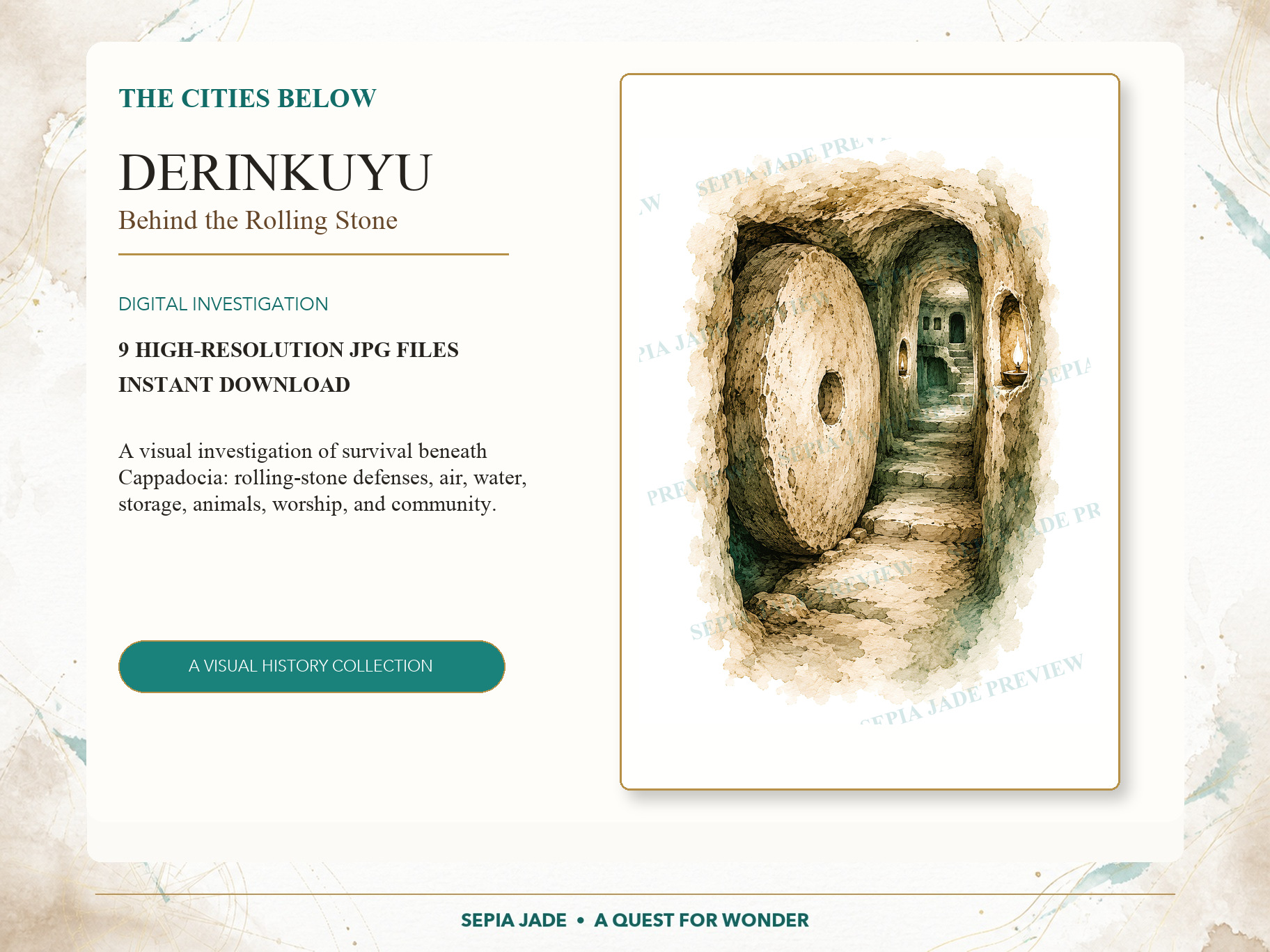 Preview of the Derinkuyu Digital Art Collection