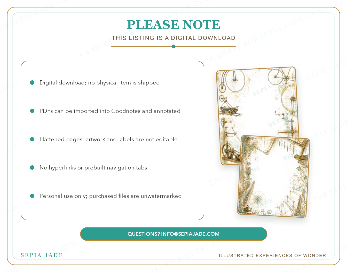 Personal-use digital license information