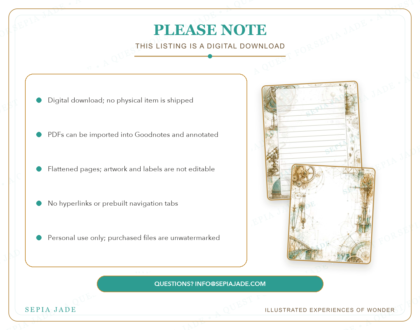 Personal-use digital license information