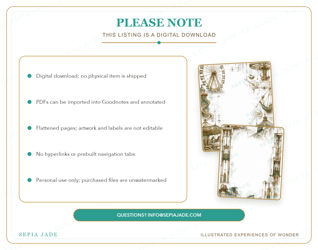 Personal-use digital license information