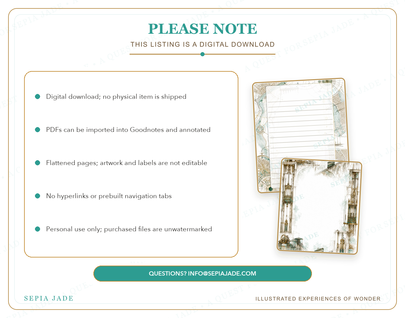 Personal-use digital license information
