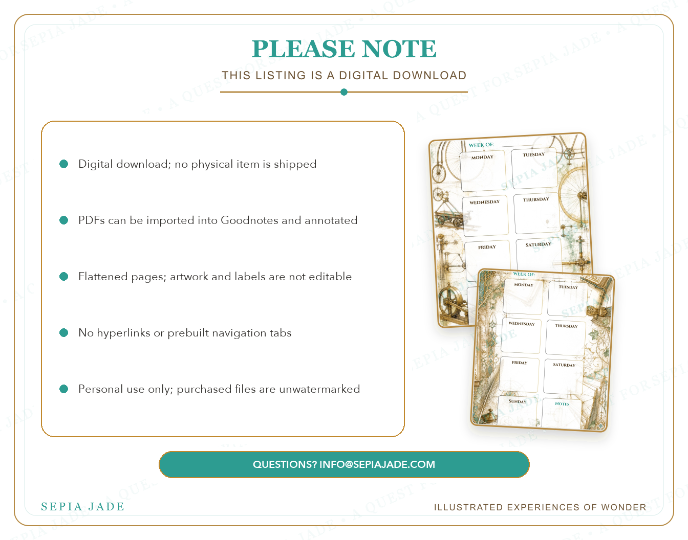 Personal-use digital license information