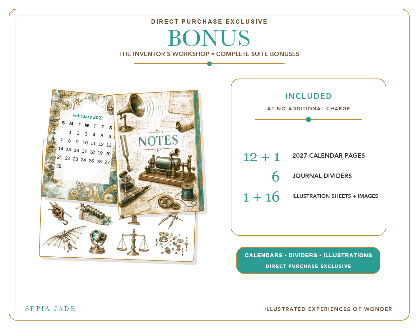 Direct-purchase All Three Matching Bonuses preview for The Inventor's Workshop