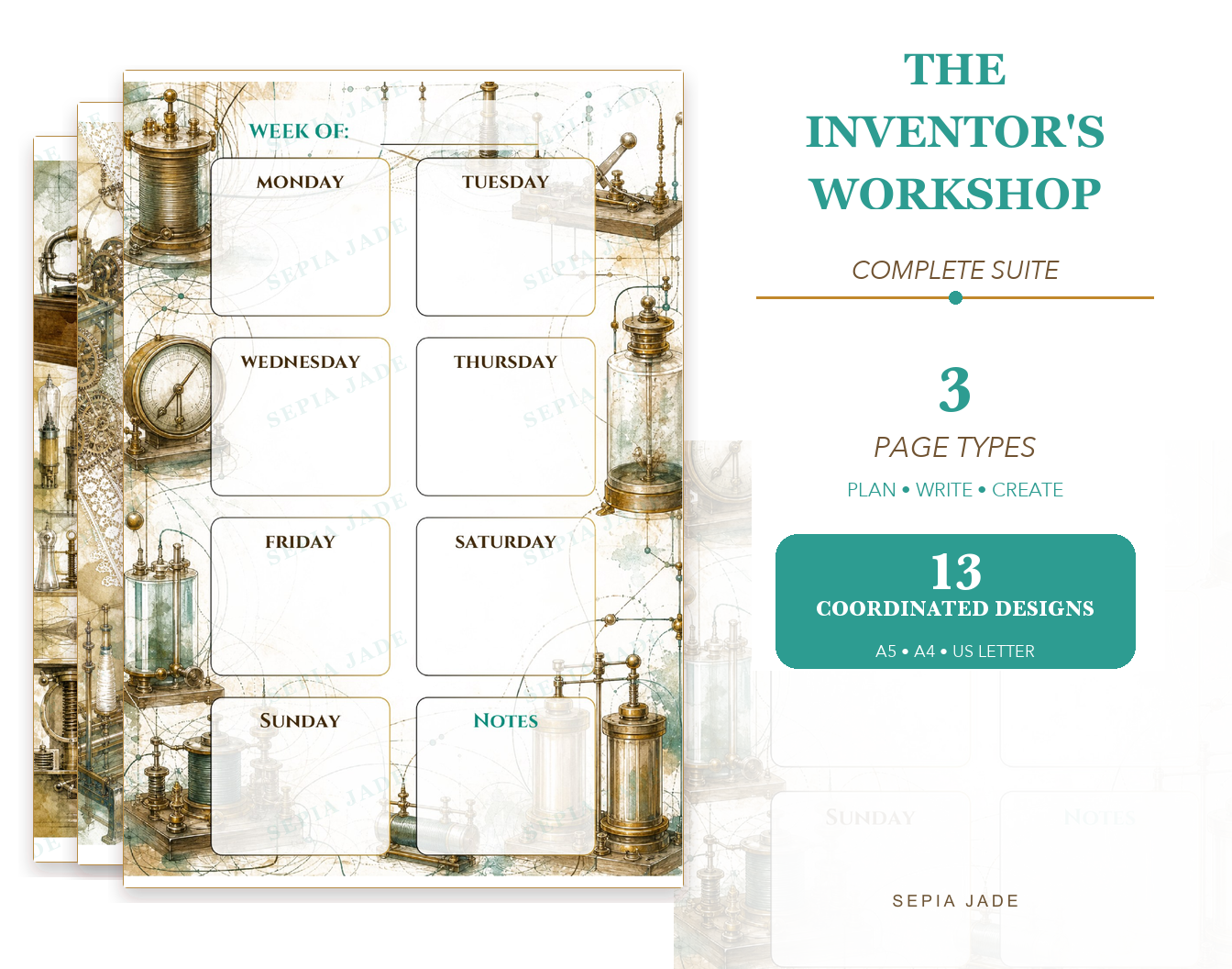 The Inventor's Workshop Digital Complete Suite — 13 Designs