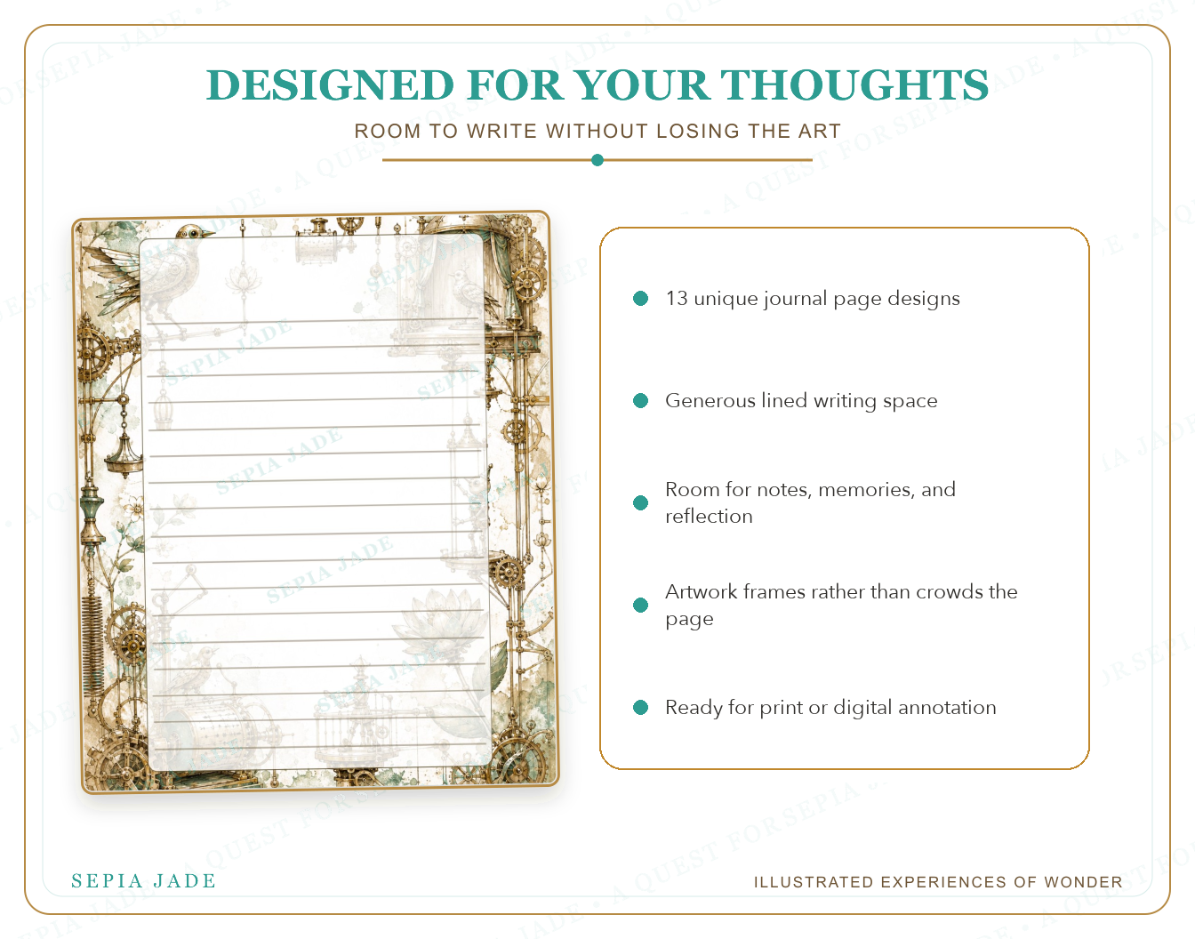 Product details for The Inventor's Workshop Digital Journal Pages — 13 Designs