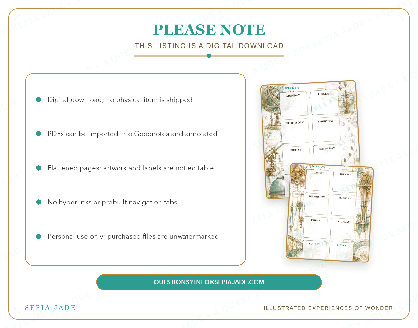 Personal-use digital license information