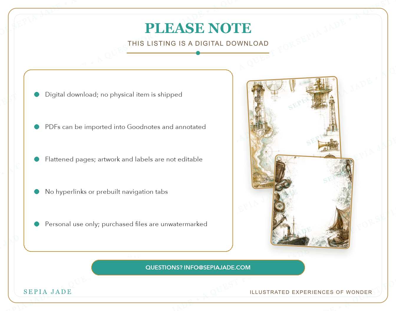 Personal-use digital license information
