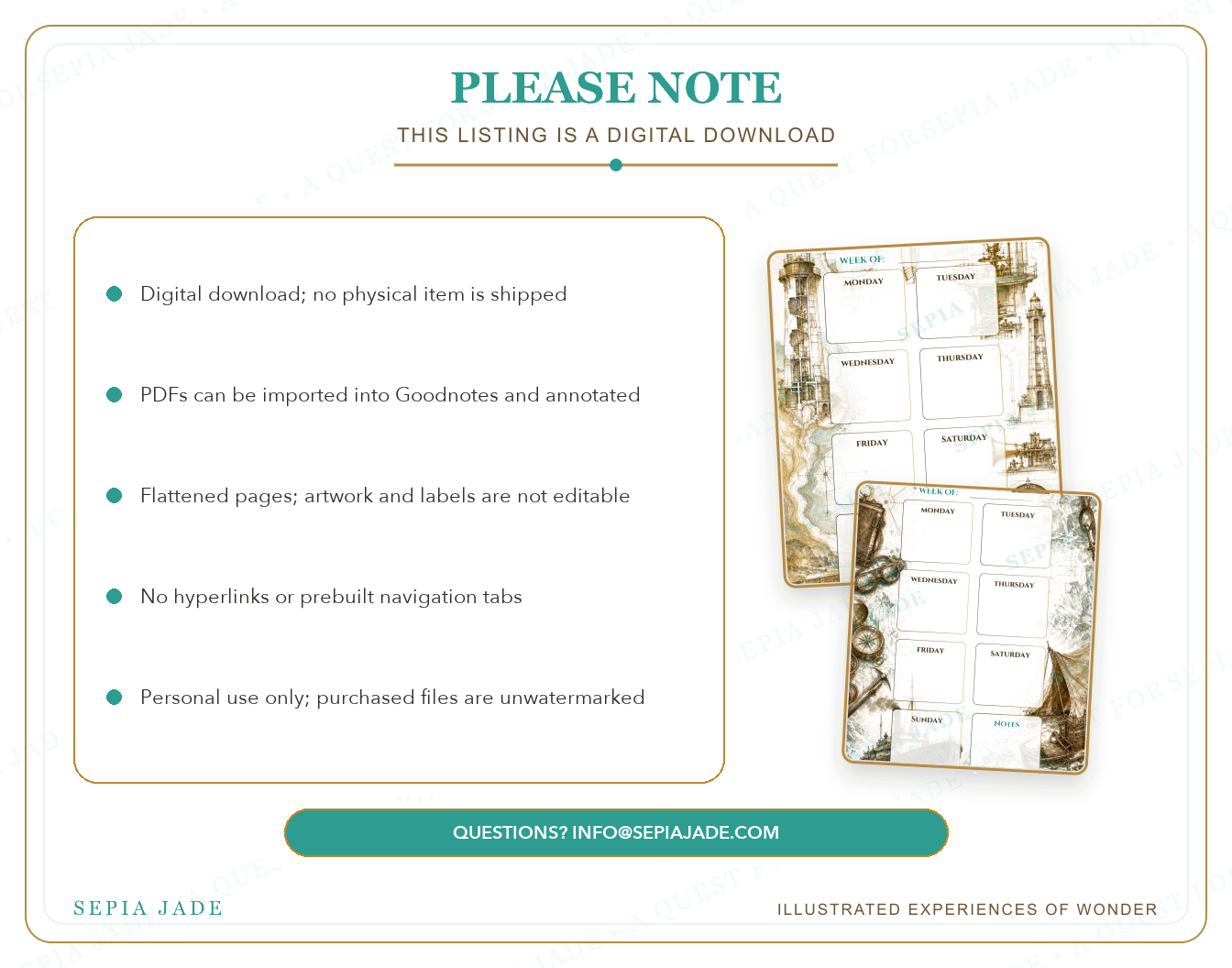 Personal-use digital license information